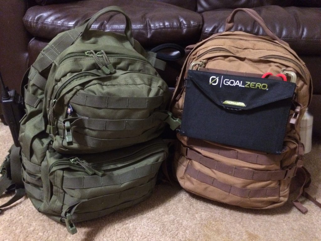 bug out bags