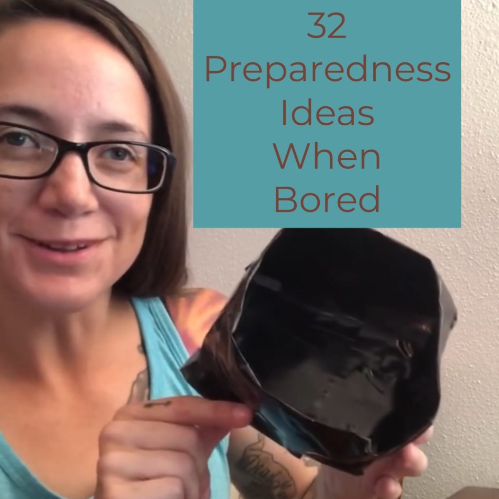 prepper things to do when bored