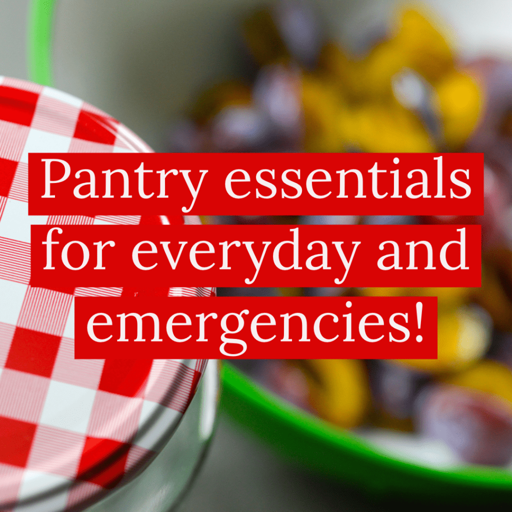pantry essentials