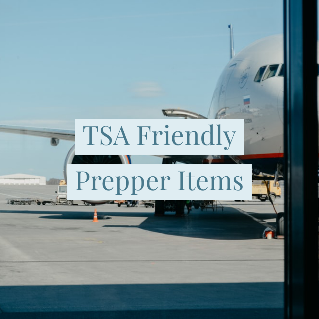 tsa friendly prepper items