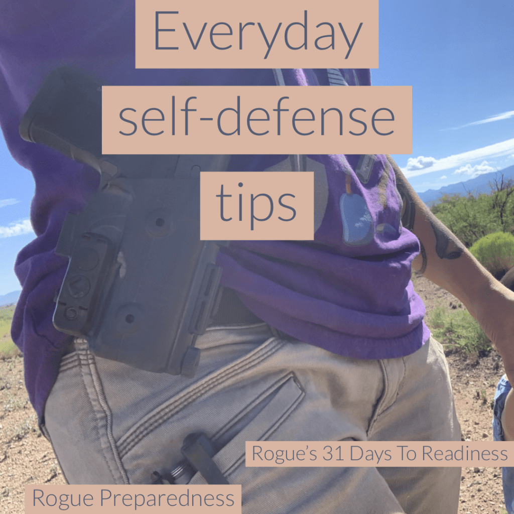 everyday self-defense tips