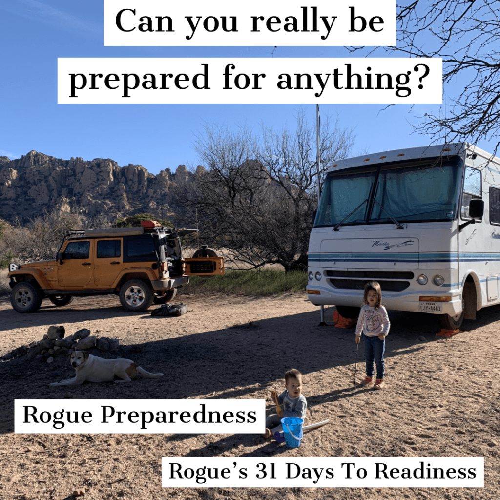 how to be prepared for anything