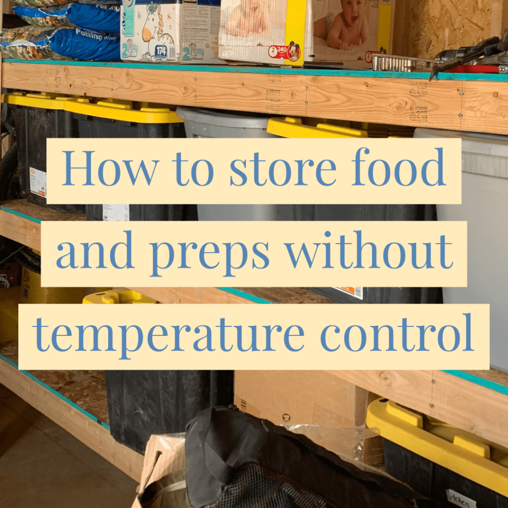 store food without ac
