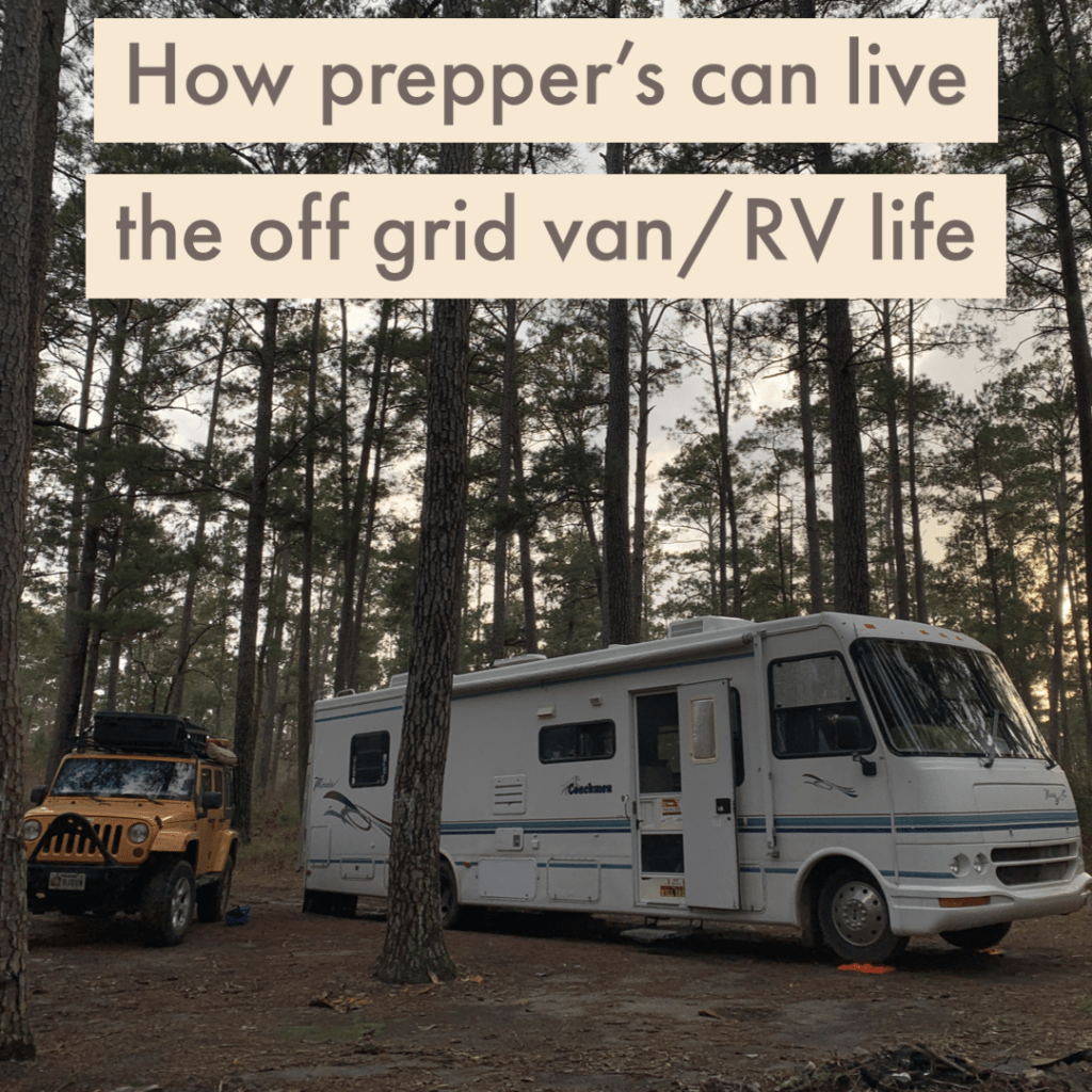 preppers live off grid vanlife