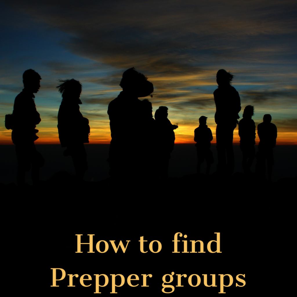 how to find prepper groups