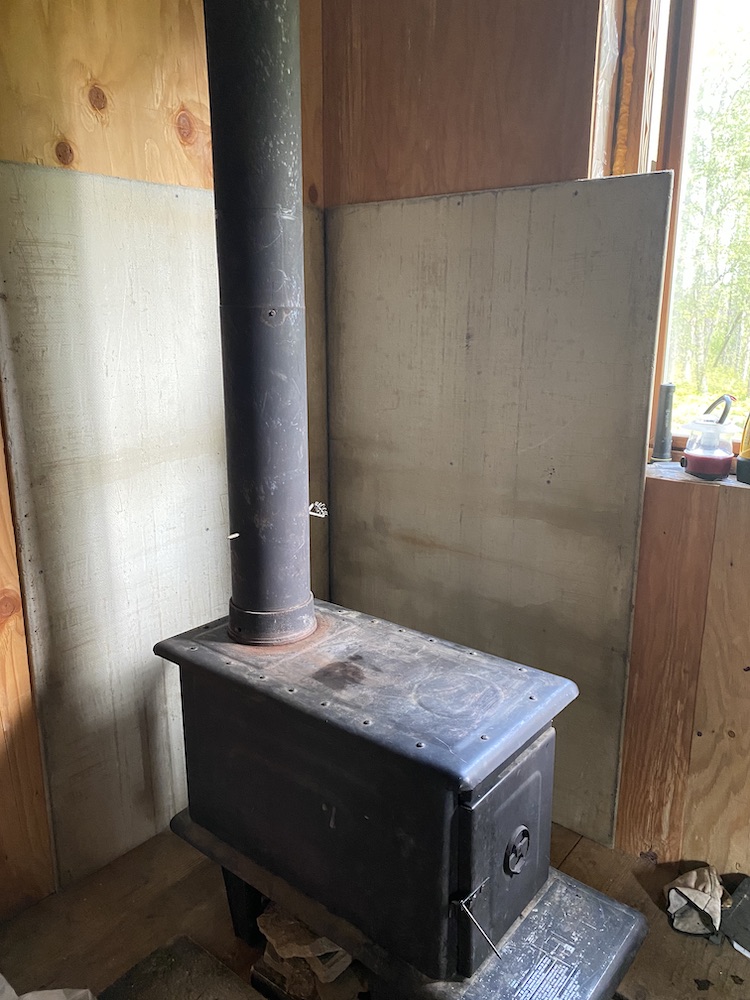wood stove heating