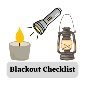 Blackout Kit Checklist