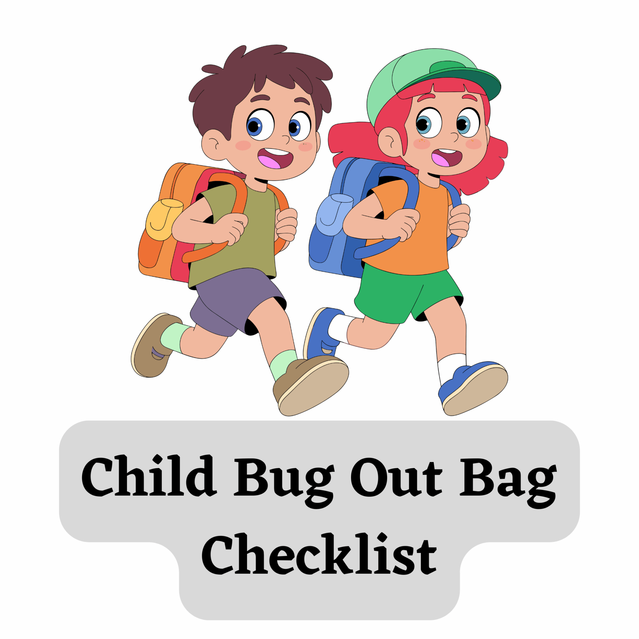Child Bug Out Bag Checklist - Rogue Preparedness