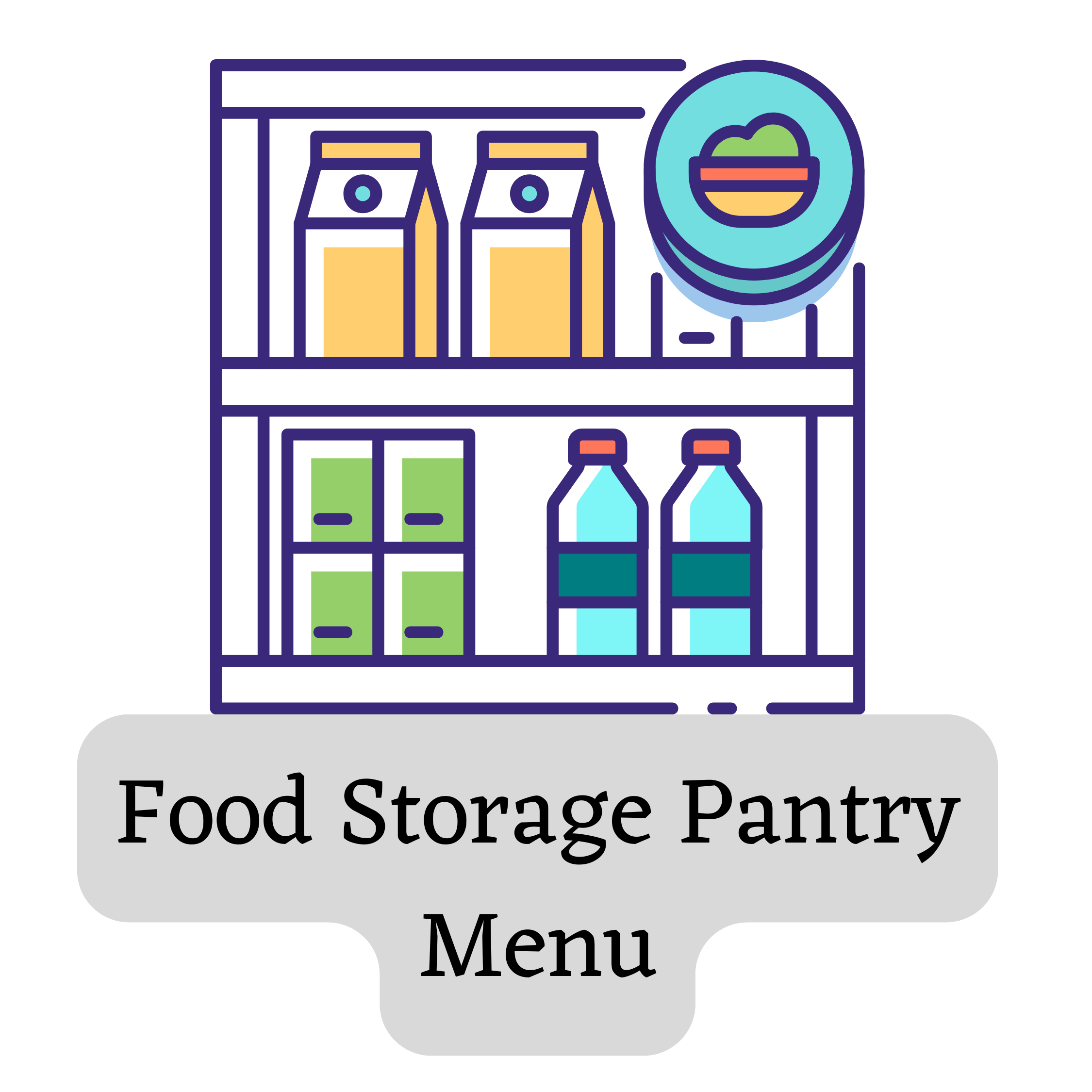 Food Storage Pantry Menu