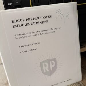 Emergency Preparedness Binder - Free