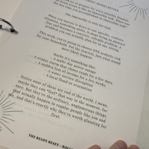 Alternative view of The Ready Reset - National Preparedness Booklet